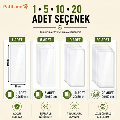 Mobilya Koruyucu Yapışkanlı Şeffaf Bant 20 x 50